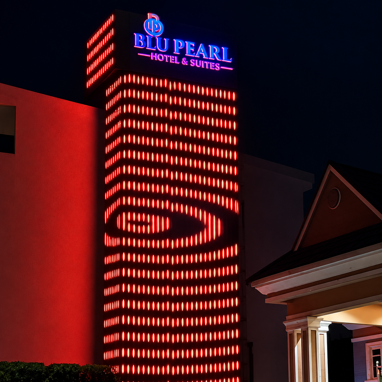 Hotel Facade Lighting